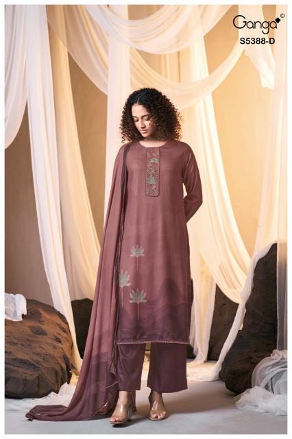 Ganga cielsa 5388 wholesale churidar dress material